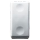 GEWISS - Pulsador 1P 250V AC NA de 10A 1 módulo blanco