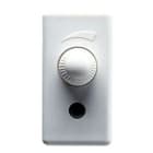 GEWISS - Regulador electrónico de mando rotativo 1 módulo para cargas resistivas blanco