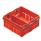 GEWISS - Caja de gran capacidad con 8 (4+4) módulos para series modulares Big Box 131x129x53mm