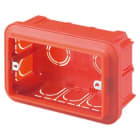 GEWISS - Caja de gran capacidad 3 módulos para series modulares Big Box 119x80x50mm