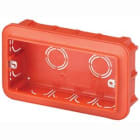GEWISS - Caja de gran capacidad 4 módulos para series modulares Big Box 114x85x50mm