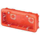 GEWISS - Caja de gran capacidad 6 módulos para series modulares Big Box 194x90x50mm