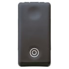 GEWISS - Pulsador 1P 250V AC NA de 10A 1 módulo negro