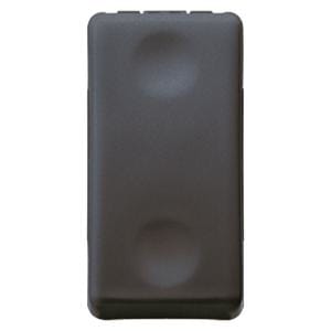 GEWISS - Conmutador 1P 250V AC de 16AX 1 módulo negro