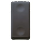 GEWISS - Conmutador 1P 250V AC de 16AX 1 módulo negro
