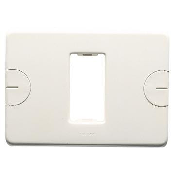 GEWISS - Placa Compact autoportante 1 módulo blanco nube