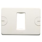 GEWISS - Placa Compact autoportante 1 módulo blanco nube
