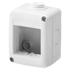 GEWISS - Contenedor protegido 2 módulos gris RAL 7035 apto para aparatos IP40