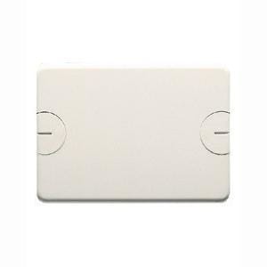 GEWISS - Placa ciega 3 módulos blanco nube con fijación a tornillos para caja rectangular de empotrar