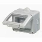 GEWISS - Contenedor estanco 3 módulos en gris RAL 7035 para aparatos IP55