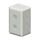GEWISS - Contenedor para pulsadores mando señalizadores 2 módulos diámetro de 22mmtapa gris RAL7035 IP66