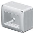 GEWISS - Caja autoportante 3 módulos en blanco RAL 9010 para aparatos
