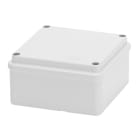 GEWISS - Caja de derivación con tapa baja atornillada superficies lisas 100x100x50mm gris RAL7035 IP56