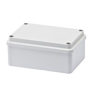 GEWISS - Caja de derivación con tapa baja atornillada superficies lisas 120x110x50mm gris RAL7035 IP56