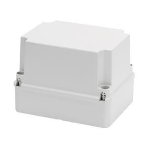 GEWISS - Caja de derivación con tapa alta atornillada superficies lisas 300x220x180mm gris RAL7035 IP56