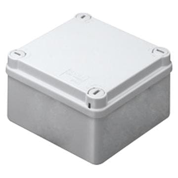 GEWISS - Caja de derivación con tapa baja tornillos de 1/4 giro superficies lisas 150x110x70mm gris RAL7035 IP55