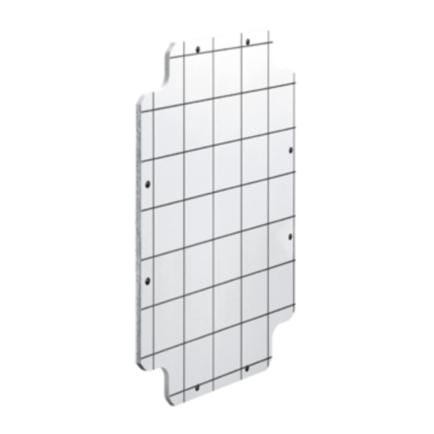 GEWISS - Placa de fondo en material aislante con tornillos de fijación autorroscantes para cajas 190x140