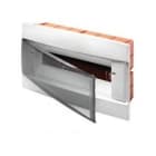GEWISS - Caja de distribución decorativa de empotrar con 24 módulos para instalación de regleta blanco leche 328x338x28mm