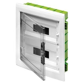 GEWISS - Cuadro de distribución de empotrar con 54 (18x3) módulos GREEN WALL IP40