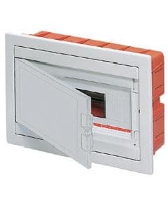 GEWISS - Caja de distribución de empotrar con 24 (12x2) módulos puerta ciega para instalación de regleta IP40