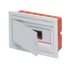 GEWISS - Caja de distribución de empotrar con 24 (12x2) módulos puerta ciega para instalación de regleta IP40