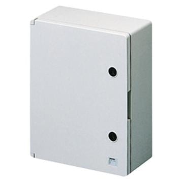 GEWISS - Cuadro estanco en GWPLAST 120 con puerta ciega equipada con cerradura 396x474x160mm gris RAL7035 IP55