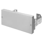 GEWISS - Panel ciego de montaje rápido con altura de 1 módulo para cuadros con base de 515mm gris RAL3075