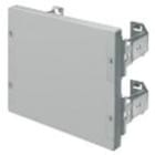 GEWISS - Panel ciego de montaje rápido con altura de 2 módulos para cuadros con base de 515mm gris RAL3075