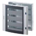 GEWISS - Cuadro de empotrar CVX 160l con 144 (24x6) módulos puerta de cristal 2 cerraduras 600x1000x105mm gris RAL7035 IP40