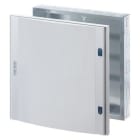 GEWISS - Cuadro de empotrar CVX 160l con 96 (24x4) módulos puerta ciega de chapa de acero 2 cerraduras 600x600x105mm gris RAL7035 IP40