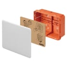 GEWISS - Caja de derivación y conexión con tapa blanca RAL9016 montaje con carril DIN para paredes de mampostería 196x152x70mm