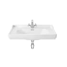 ROCA - Lavabo mural para pedestal 800x500 CARMEN blanco