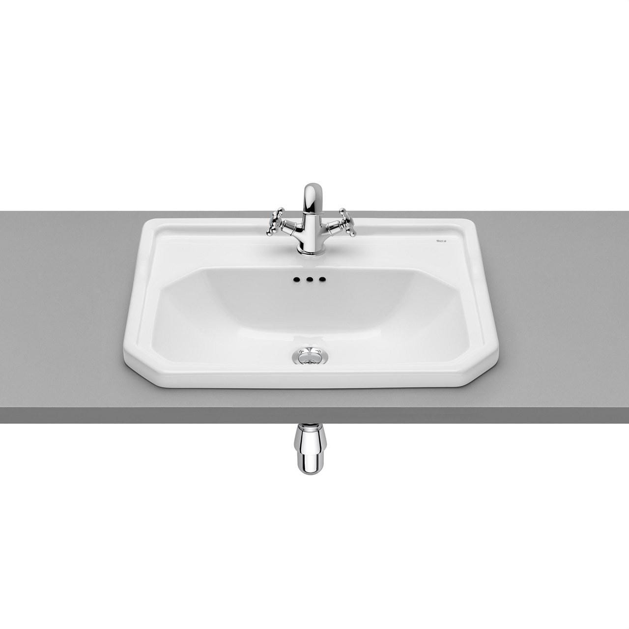 ROCA - LAVABO ENCIMERA 600X450 CARMEN BLANCO