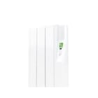 ROINTE - Emisor térmico eléctrico digital SYGMA impar 330W 3 elementos blanco de bajo consumo 575x345x98mm