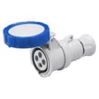GEWISS - Base móvil recta HP 3P+T 125A 200-250V 50-60Hz 9h azul IP66/67/68/69