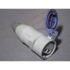 GEWISS - Base móvil recta conexionado de tornillo 2P 16A 20-25V 50-60Hz violeta IP44