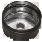 DINAK - Colector hollín desagüe corto SW 316L diámetro 100 negro