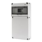 GEWISS - Caja distribución Q-DIN con 10 módulos tapa lisa 435x220x95mm IP65
