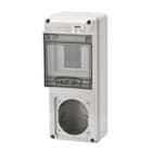 GEWISS - Caja distribución Q-DIN 5 módulos 1 frontal base 16A IP65