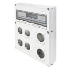 GEWISS - Caja distribución Q-DIN con 20 módulos + 2 bases 63A + 4 bases 16/32A IP65