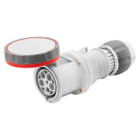 GEWISS - Base móvil recta HP 3P+N+T 63A 346-415V 50-60Hz 9h rojo IP66/67/68/69