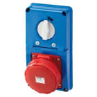 GEWISS - Base fija interbloqueada vertical con base portafusibles sin fondo 3P+N+T 63A 346-415V 50-60Hz 6h IP67