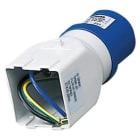 GEWISS - Adaptador industrial/residencial clavija 2P+T 16A 230V AC 50-60Hz para 2 módulos