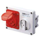 GEWISS - Base fija interbloqueada horizontal sin fondo sin base portafusibles 3P+T 32A 200-250V 50-60Hz 9h IP44