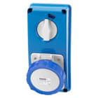 GEWISS - Base fija interbloqueada vertical sin fondo sin base portafusibles 2P+T 16A 200-250V 50-60Hz 6h IP67