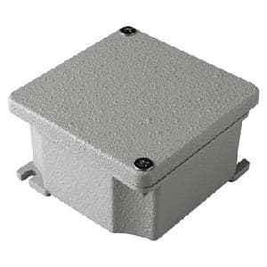 GEWISS - Caja de derivación aluminio inyectado 91x91x57mm gris metalizado IP66