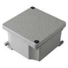 GEWISS - Caja de derivación aluminio inyectado 91x91x57mm gris metalizado IP66