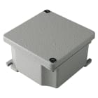 GEWISS - Caja de derivación aluminio inyectado 128x103x57mm gris metalizado IP66
