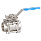 GENEBRE - VALV.ESF.PTOT.1/2" B16.11 3 PZAS.INOX