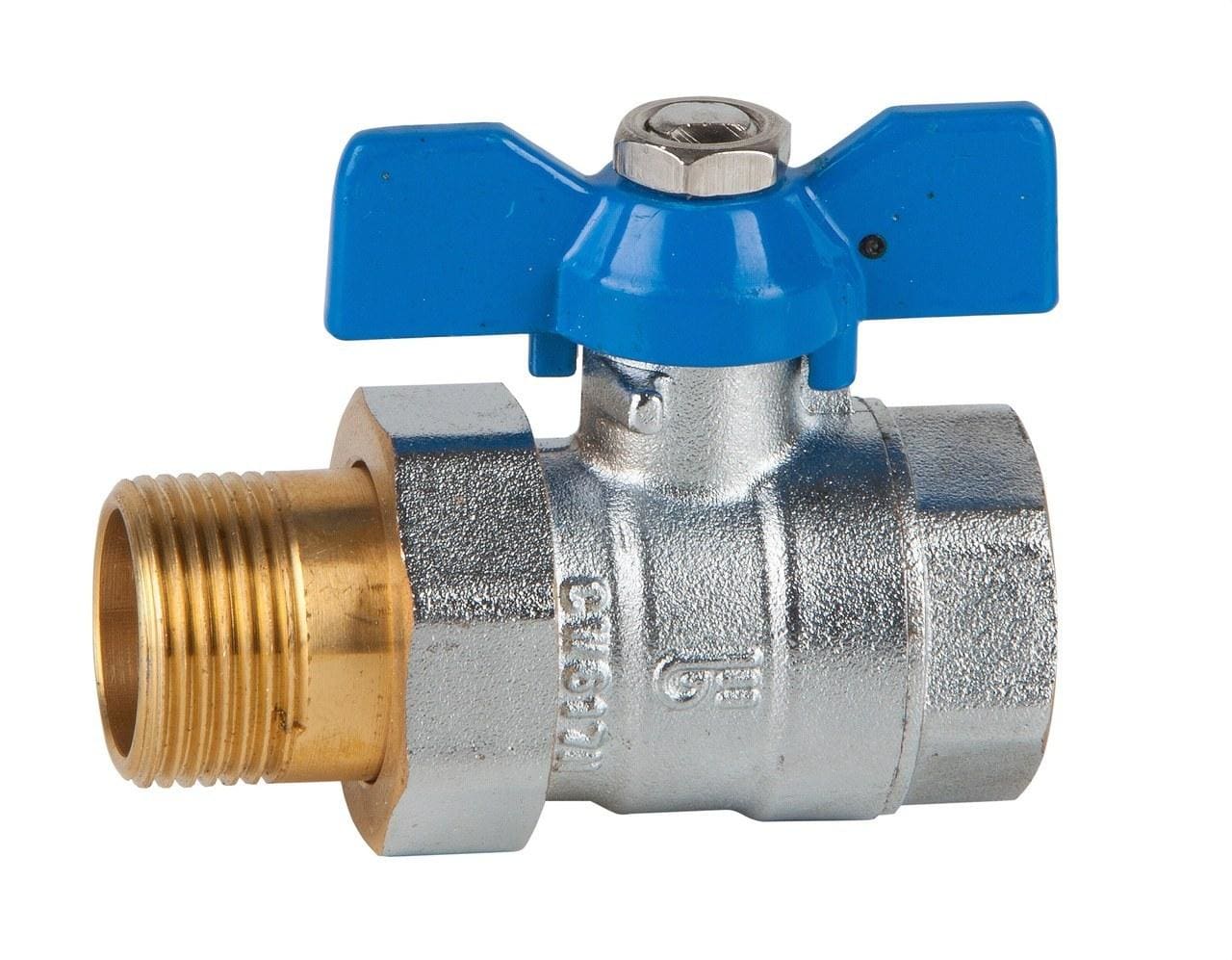 GENEBRE - VALV.ESF.M-H 1/2" PN-25 PALOM.C/RACOR